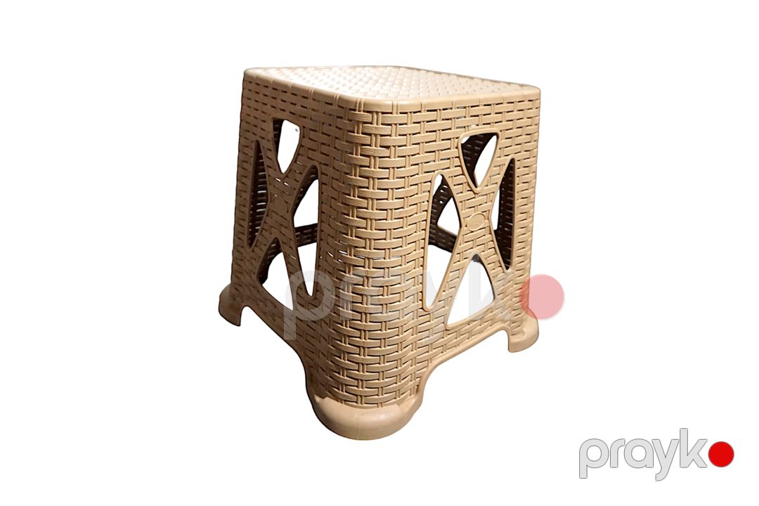 Taburet Naser, 45x30x39 sm, plastik, bej — Mallar, Bakı (2)