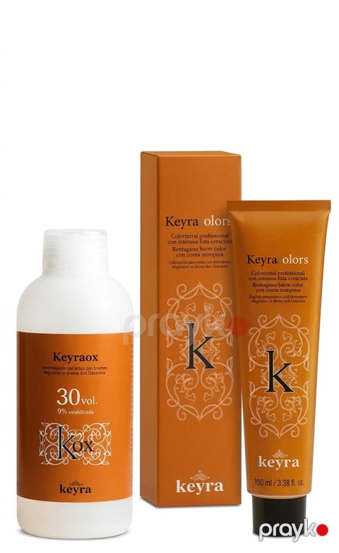 Saç boyası Keyra Color 8.31 100 ml + oksidant 30 Vol 9% 100 ml — Bakı
