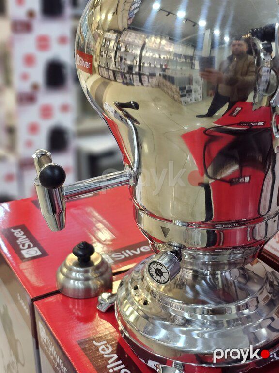 Elektrikli samovar "Silver" — Ev texnikası, Bakı (5)