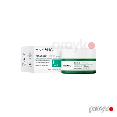 Üz üçün krem Anyong Cicacalm Tonlaşdırıcı Light SPF20, 30 ml — Bakı