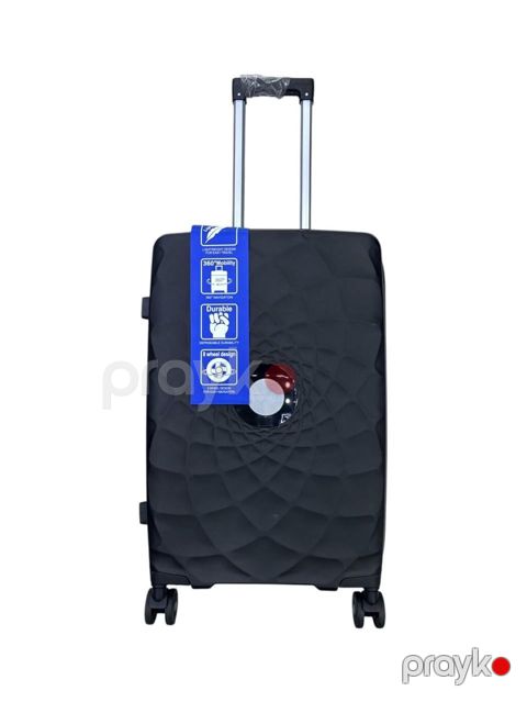 2753 Məhsulun adı: Çamadan polipropilen, qara, M, 63x40x26 sm, 70 — Bakı