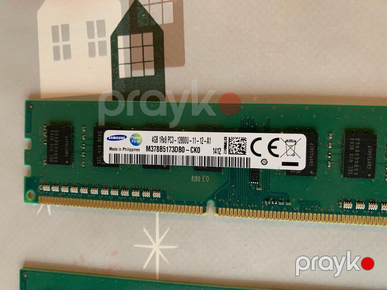 Operativ yaddaş Ram "Samsung 4GB" — Kompüterlər və noutbuklar, Bakı (2)