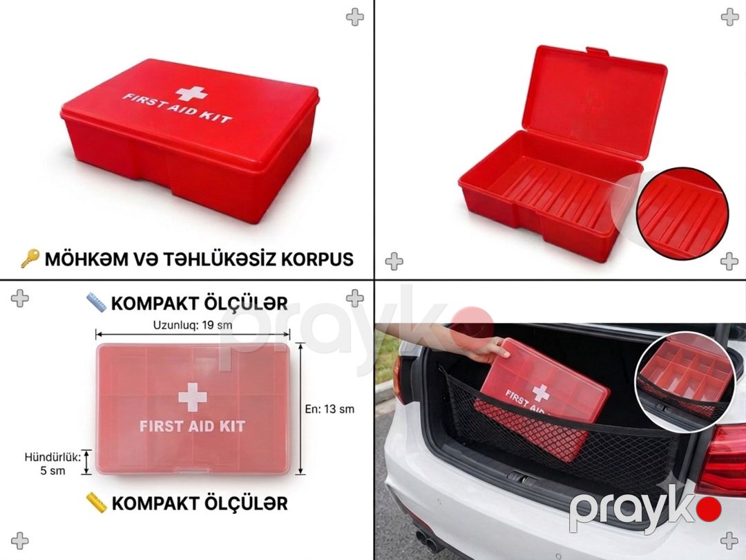 Boş Tibbi Yardım Qutusu (İlk Yardım Çantası) — Ağıllı ev və təhlükəsizlik, Bakı (2)