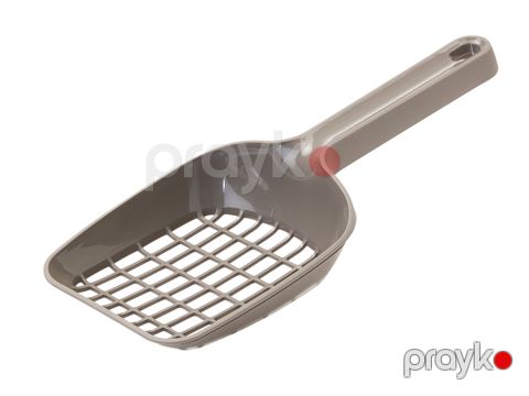 Qumqabı üçün kürəkcik Savic Finn Happy Planet pişiklər üçün, boz, plastik, 25.5x10.5x4 sm — Bakı