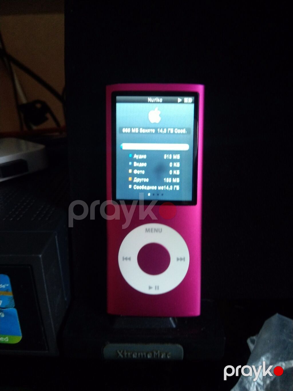 Ipod nano 16gb zarata saxlamir adaptordan cixardan kimi sonur 30m son — MP3 pleyer, Bakı (4)