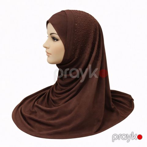 Hicab 1826428, trikotaj, qəhvəyi — Bakı