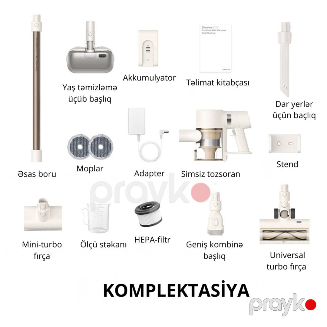 Vertikal-tozsoran Dreame R10s Aqua — Ev texnikası, Bakı (6)