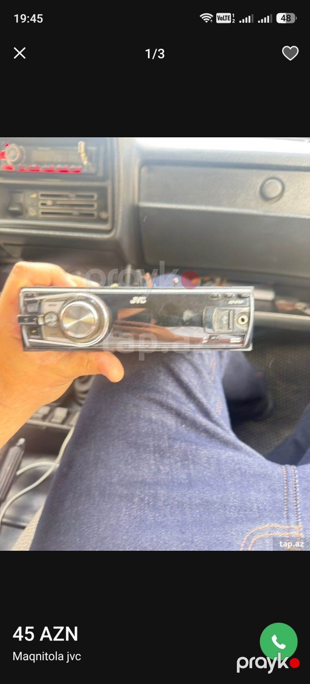 JVC avtomobil maqnitolası – model KD-R705 - Tip: CD Receiver (CD — Avtomobil akustikası, Gəncə (3)