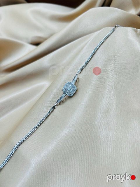 Gümüş zinət qolbağı Icebella 014, 925 əyyar, qadınlar üçün, 22 sm - ICEBELLA_014 — Bakı