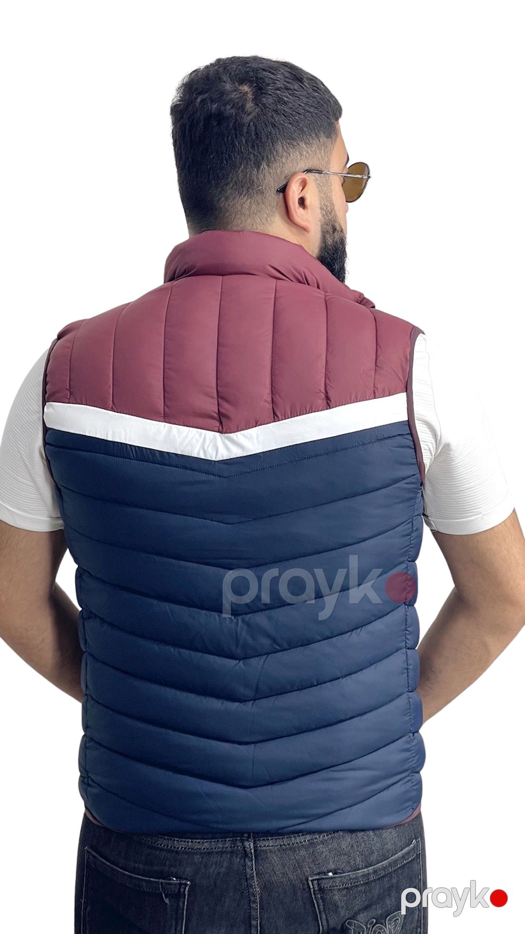 Kişilər üçün qalın jilet 1413-17720, rəngbərəng, polyester, ölçü L — Mallar, Bakı (3)