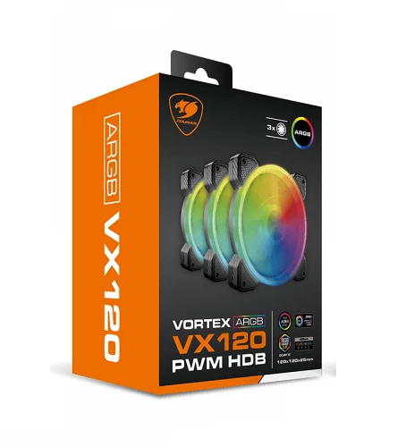 Cougar Vortex argb VX120 (CF-VX12HB3-RGB) Case Fan — Bakı