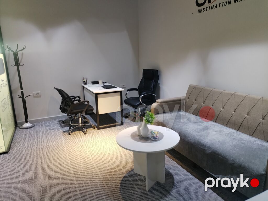 Ofis mebeli dəsti – müasir dizayn, metal karkaslı Tərkibi: - 1 ədəd — Ofis mebeli, Bakı (3)