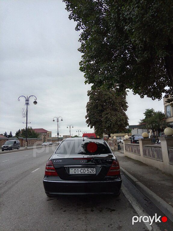 Mercedes E 220, 2.2 L, 2002 il, 334 000 km — Avtomobillər, Quba (6)