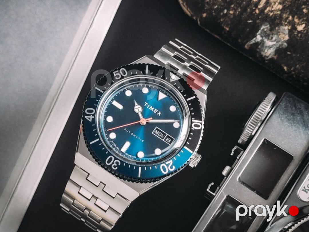 Timex M79 Batman Blue Dial qol saatı — Şəxsi əşyalar, Bakı (5)