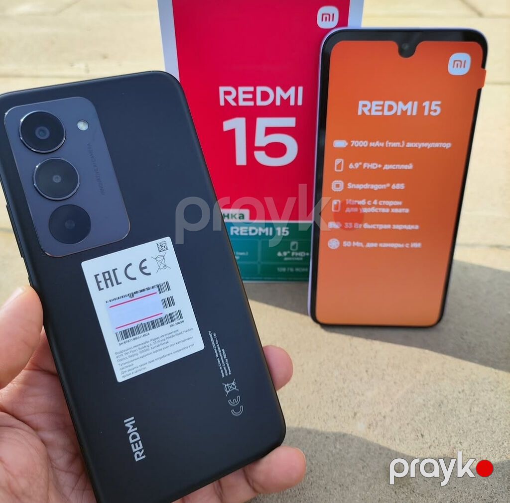 Redmi 15 6/128 385Azn NFC Alış zamanı ƏDV Qebzi verilir — Digər smartfonlar, Bakı (2)