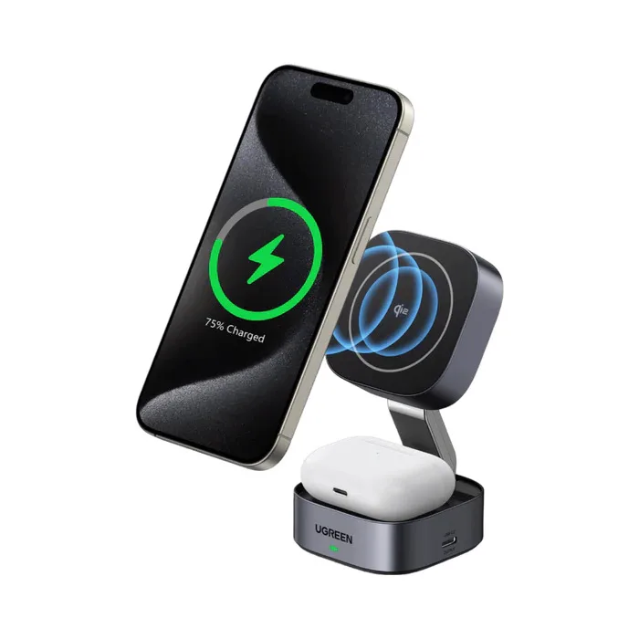 Charger Ugreen 2-in-1 Magnetic Wireless Charger — Bakı