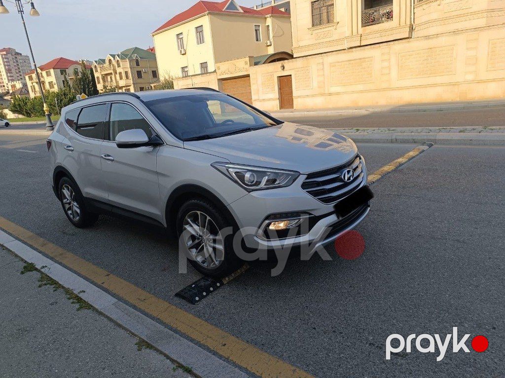 Hyundai Santa Fe, 2.0 L, 2016 il, 213 000 km — Avtomobillər, Bakı (4)