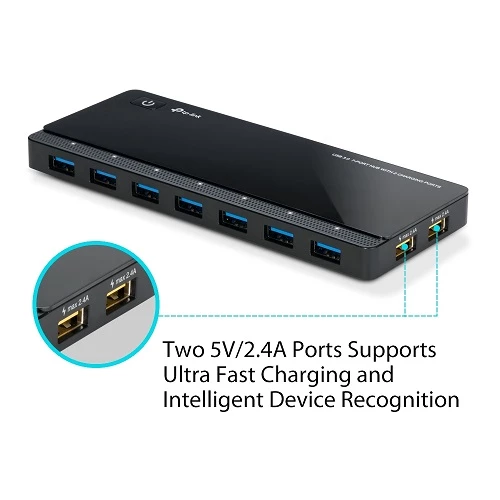 TP-Link UH720 USB 3.0 7-Port Hub with 2 Charging Ports — Kabelləri, adapterlər və keçidçilər, Bakı (2)
