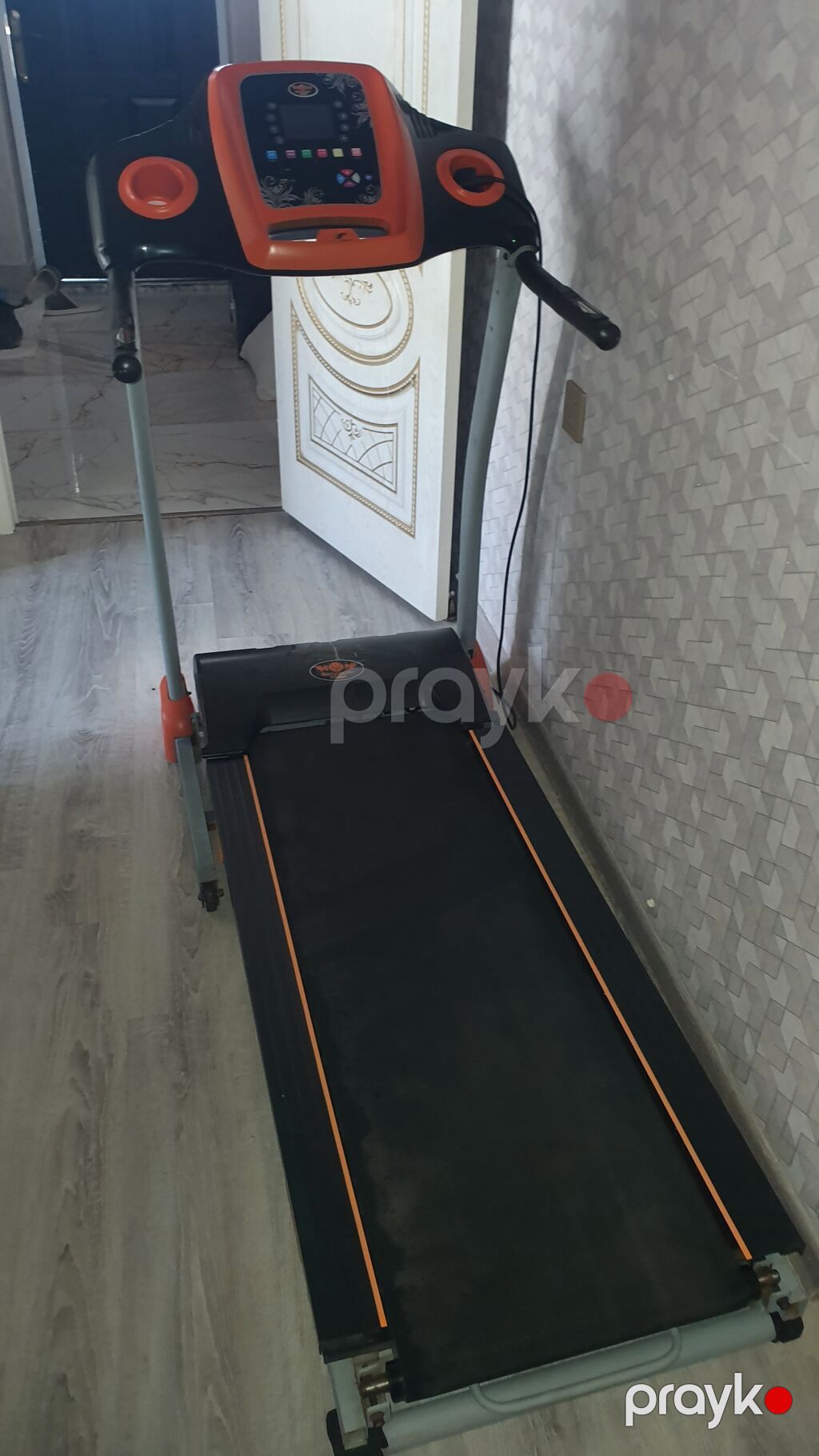 Qaçış trenajoru – elektrikli treadmill - Rəng: qara-narıncı - Konsol — Koşu simulyatorları, Digah (4)