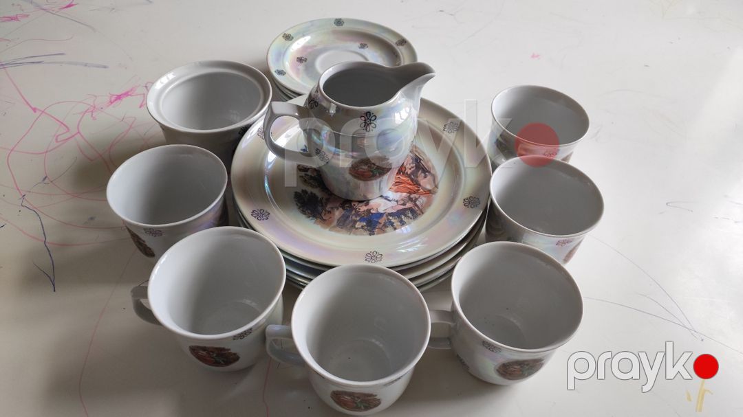 Madonna çay, qəhvə dəsti — Qablar və mətbəx əşyaları, Gəncə (3)