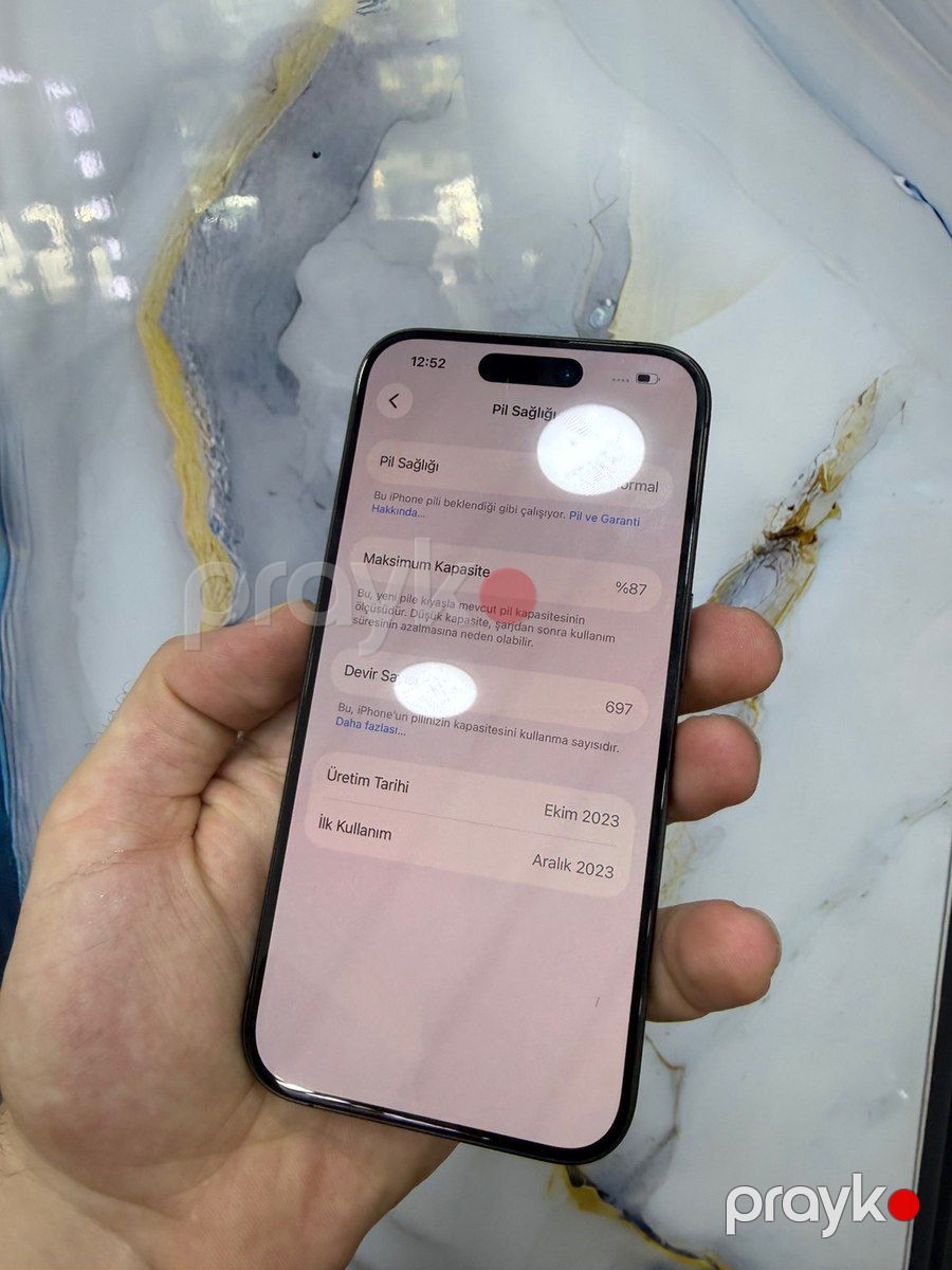Apple iPhone 15 Pro Black Titanium 256GB/8GB — Smartfonlar, Bakı (5)