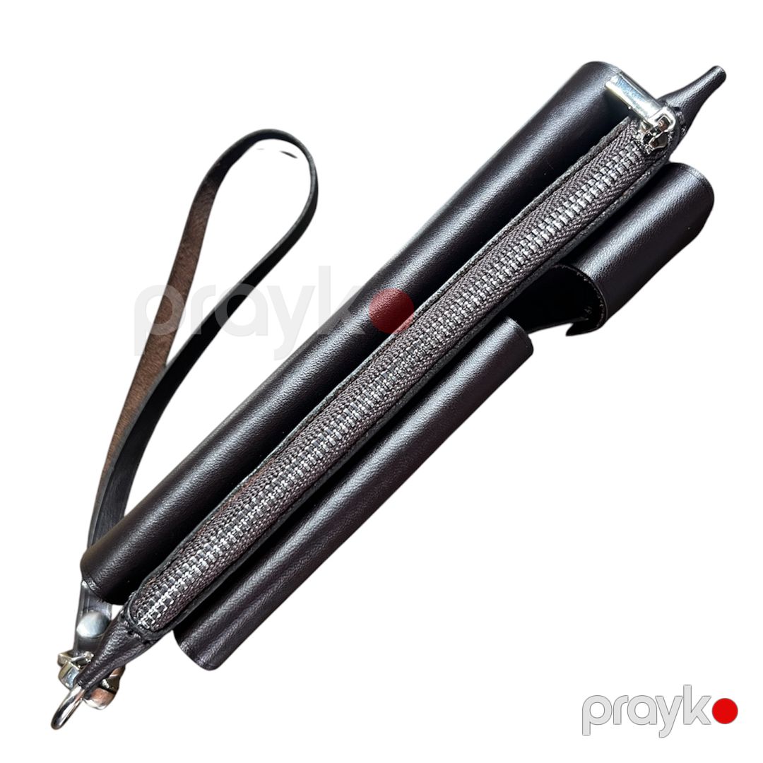 Pul qabı OL-700, dəri, tünd qəhvəyi, 21x10.2 sm — Mallar, Bakı (3)