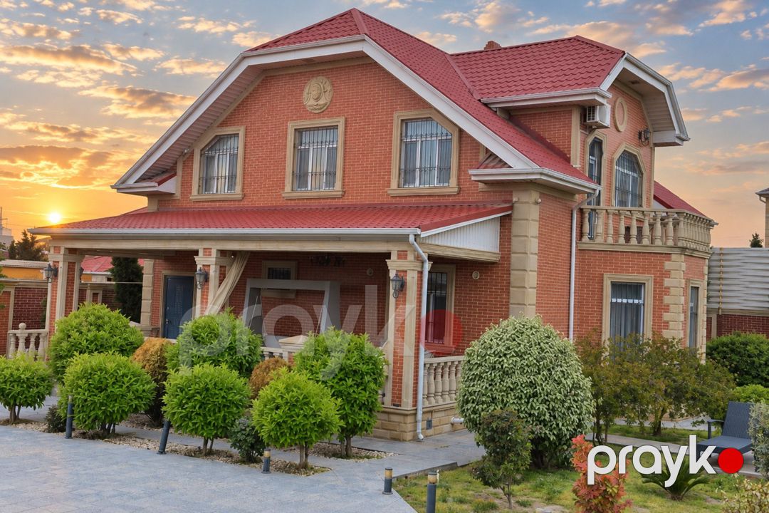 Satılır 6 otaqlı həyət evi/bağ evi 350 m² — Ev, villa, Bakı (2)