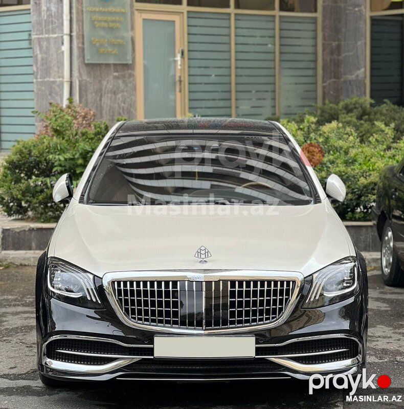 Mercedes black white s class, 2019 il — Minik avtomobili icarəsi, Bakı (2)