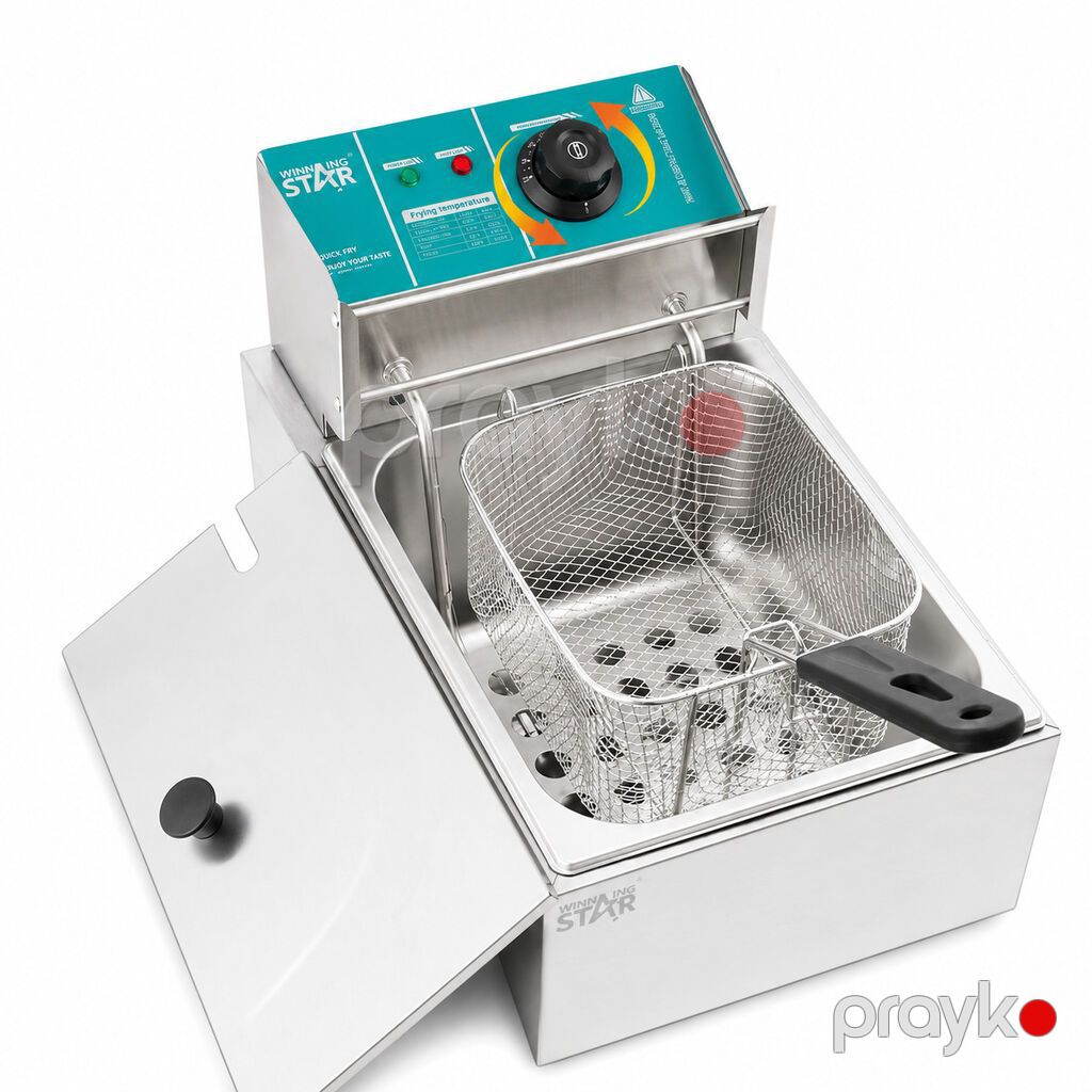 495 Məhsulun adı: Fritöz Winning Star RS-ST-9201 6 l 2500 W gümüşü — Frilyör, Bakı (3)