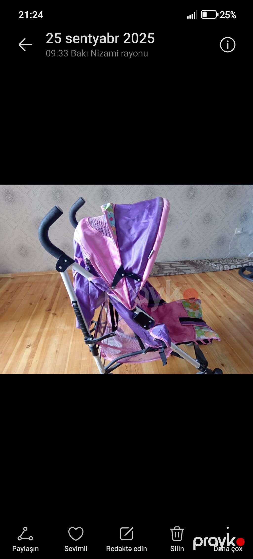 Uşaq arabası – yüngül “umbrella” tipli Az istifadə edilib. Uşaq — Arabalalar, Bakı (2)