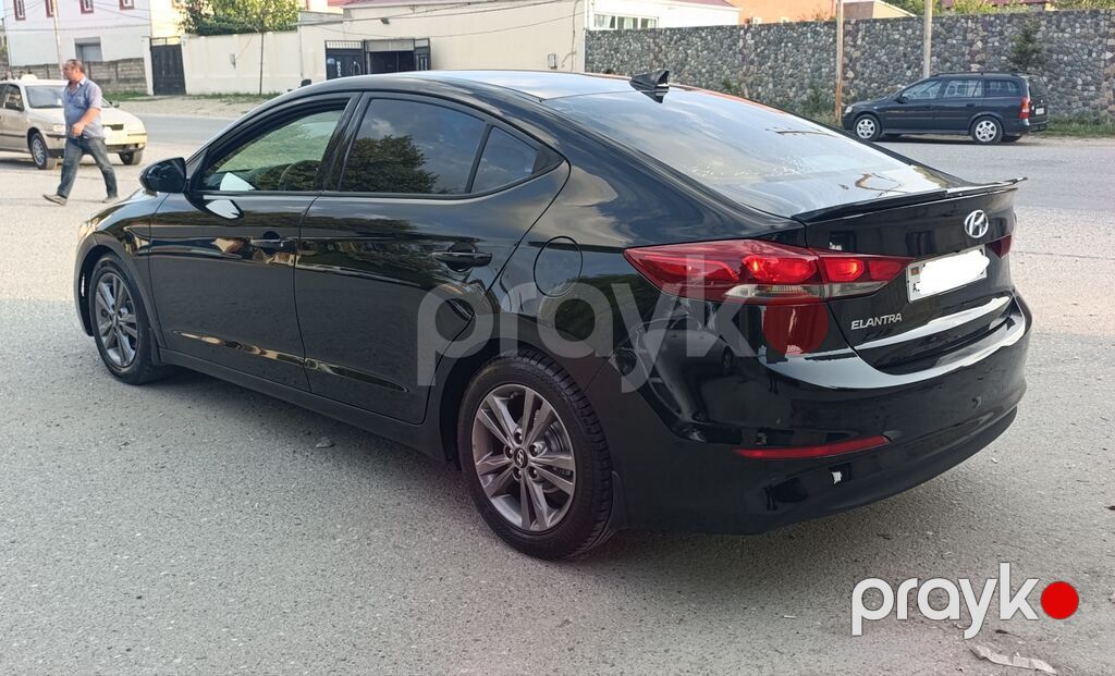 Hyundai Elantra sedan-BEZKRASKA-2017 Cİ İL -102000 Yürüş – qara rəng — Avtomobillər, Fatmayı (4)