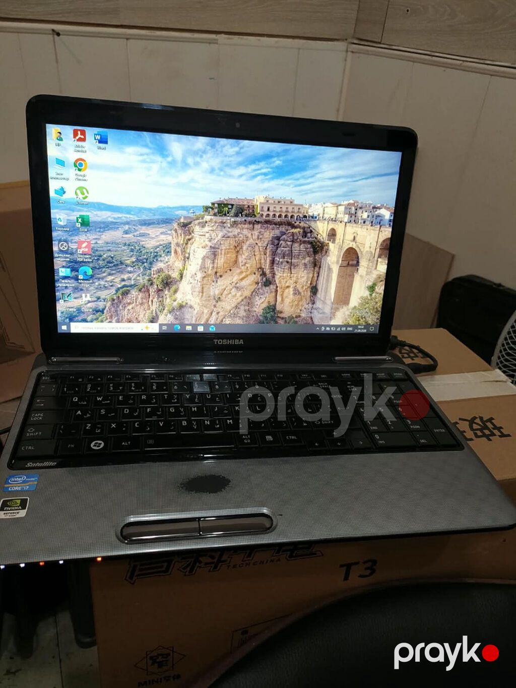 Normal vəziyyətdə Toshiba noutbuku satılır (Advokat ishlədib / İ7 — Kompüterlər və noutbuklar, Bakı (4)