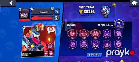 Brawl Stars oyun hesabı - Kupa: 35,216 (ən yüksək 35,223) - Prestige — Avadanlıq icarəsi — Digər