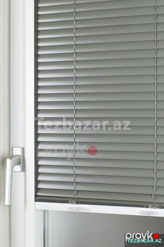 Aluminum jalüz — Pəncərələr, qapılar, balkonlar, Bakı (4)