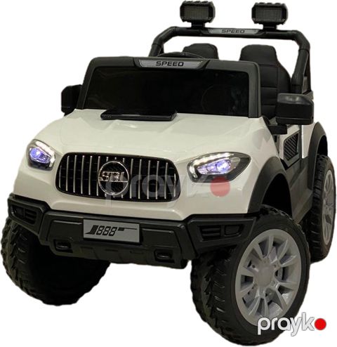 Uşaq elektrikli avtomobil SBL 888 ağ — Bakı