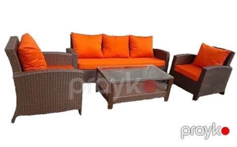 965 Məhsulun adı: Bağ üçün mebel dəsti Zili Rattan Mars, qəhvəyi — Bakı