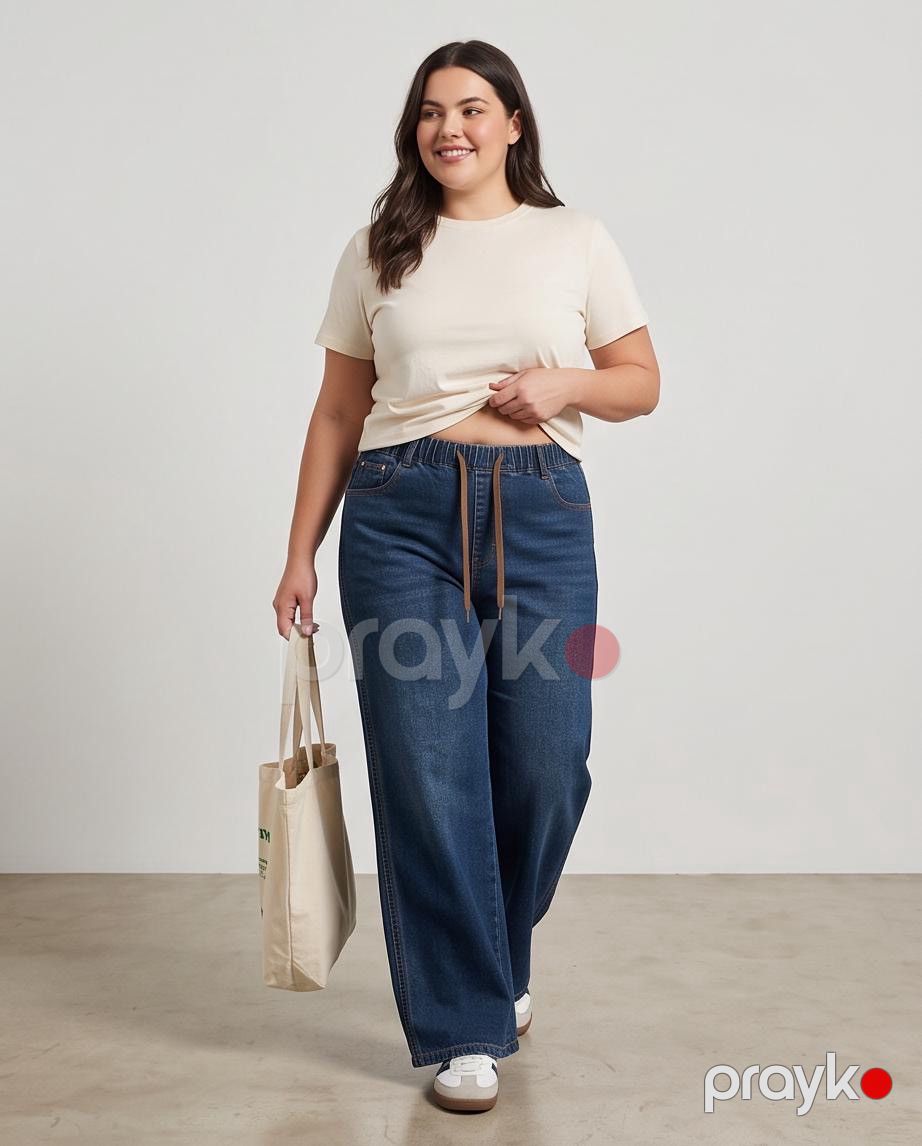 Qadınlar üçün düz cins 12832629, elastan/pambıq, göy, ölçü 33 — Mallar, Bakı (2)