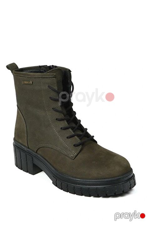 Qadınlar üçün uzunboğaz botlar Hammer Jack 10220832-Z, haki, təbii dəri, ölçü 39 — Bakı