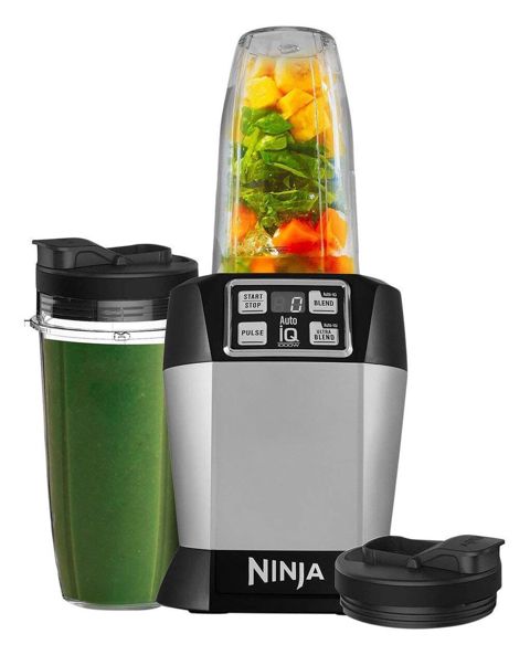 1711 Məhsulun adı: Blender Ninja BN495EU Auto‑iQ, 0.7 l, qara, 1000 — Yoboo az — Блендеры, измельчители и миксеры