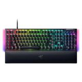 Razer Keyboard mechanical BlackWidow V4, 114key, Yellow Switch, Usb-a, En/ru, RGB, black (RZ03-04692500-R3R1) — Pctech — Peripheral Devices