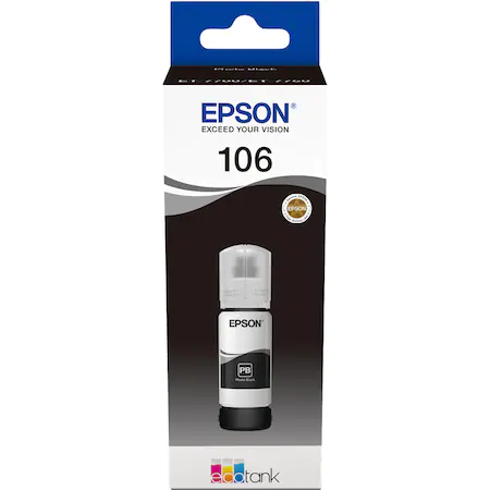 Epson 106 EcoTank Photo Black Ink Bottle (C13T00R140) — Bakı