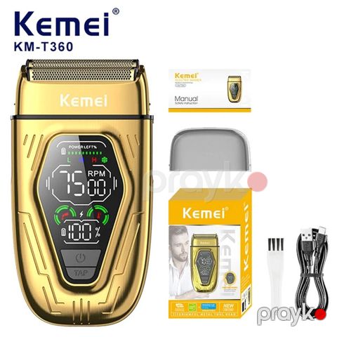 8395 Məhsulun adı: Elektrik ülgüc Kemei KM-T360 Brend: Kemei — Bakı