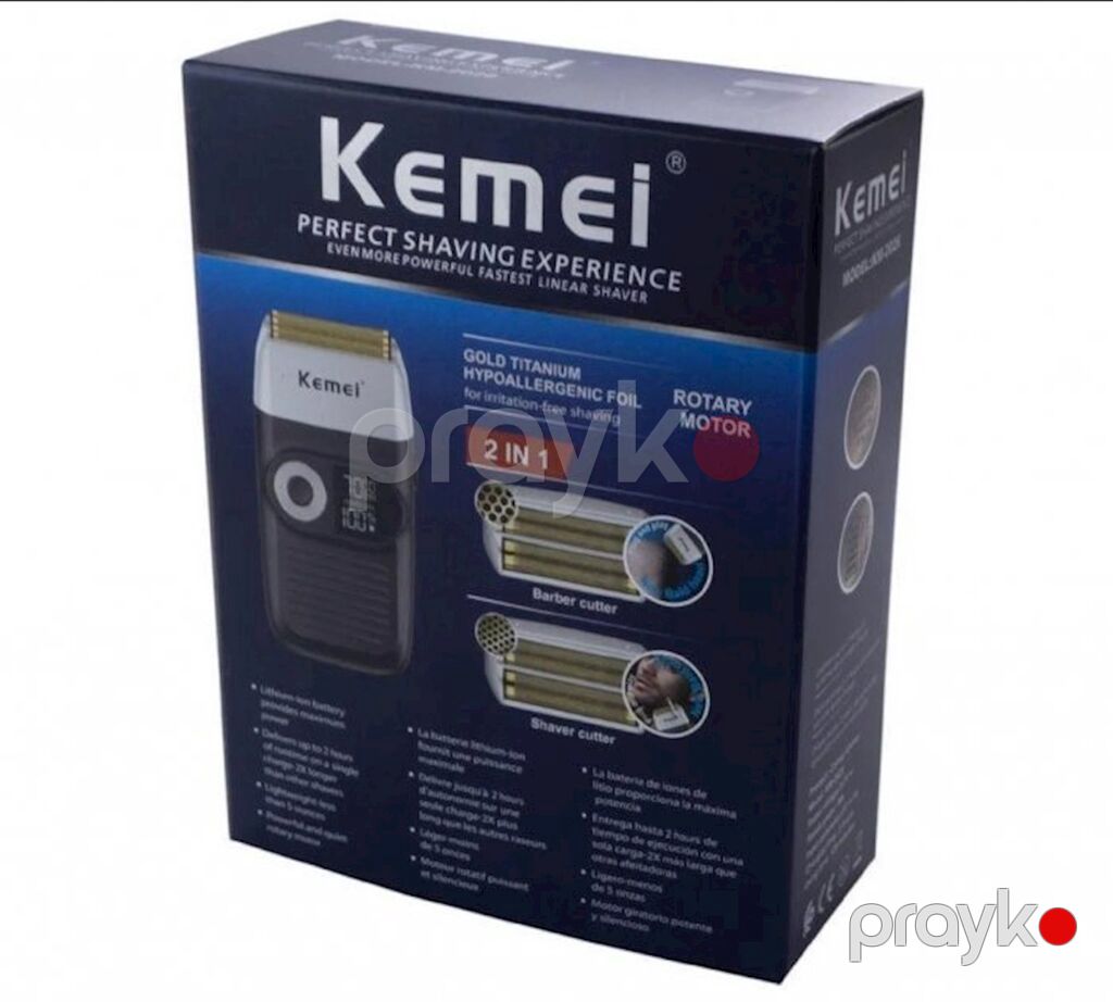 8457 Məhsulun adı: Elektrikli ülgüc Kemei KM-2026 Brend: Kemei — Usturalar, trimmerler və epilyatorlar, Bakı (6)
