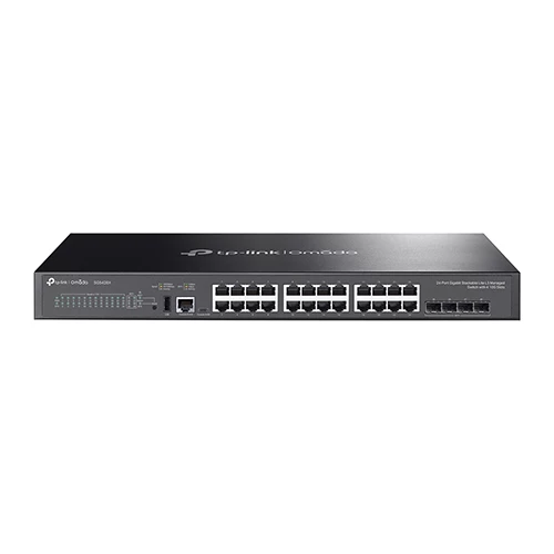 Omada SG5428X 24-Port Gigabit Stackable Lite L3 Managed Switch with 4× 10G Slots — Bakı