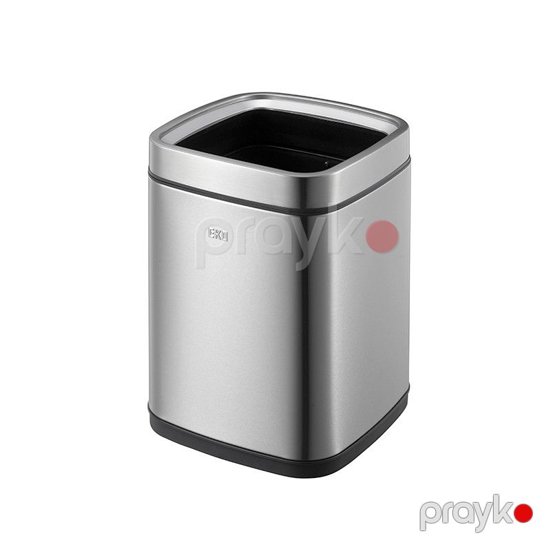 Zibil konteyneri pedal ilə Eko Laguna EK9213, paslanmayan polad/plastik, metalik, 5 l — Mallar, Bakı (3)
