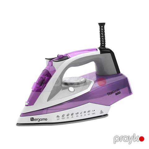 Ütü Bergamo BG-SI1184KPW TitanCeram — Bakı