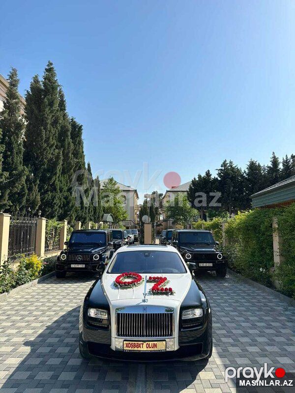 Rolls Royce ghost, 2018 il — Minik avtomobili icarəsi, Bakı (9)
