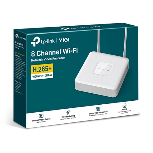 Vigi NVR1108H-W 8 Channel Wi-Fi Network Video Recorder — Surveillance kameralar, Bakı (3)