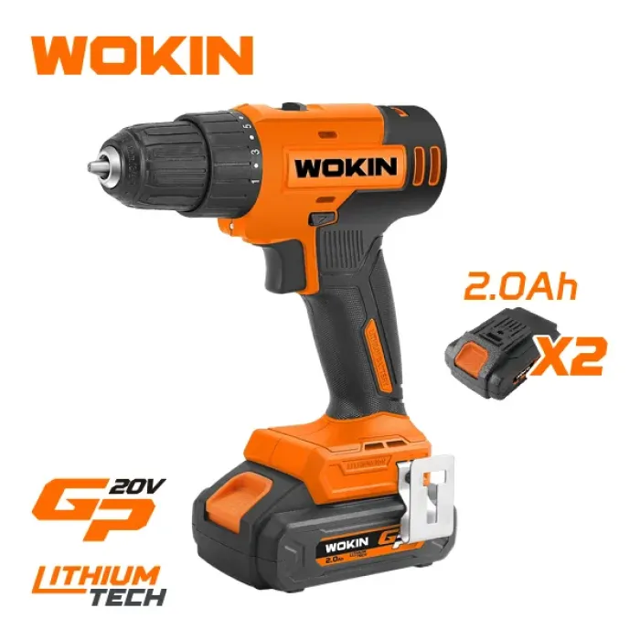 Wokın Akkumulyatorlu Zərbəli Drel - 20V Li-Ion — Bakı