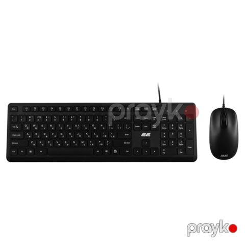 2E Combo keyboard and mouse MK405 Usb-a, En/uk, black (2E-MK405UBK_UA) — Pctech — Periferiya cihazları